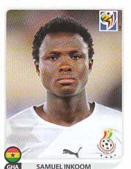 Samuel Inkoom Ghana samolepka Panini World Cup 2010 #322